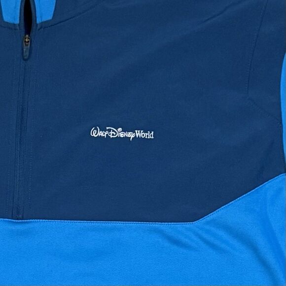 Nike Golf Walt Disney World Tour Performance Pullover Mens 2XL Blue Quarter Zip - Picture 3 of 12